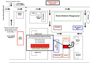 地图 ：蘫海品牌商建立学院有限公司